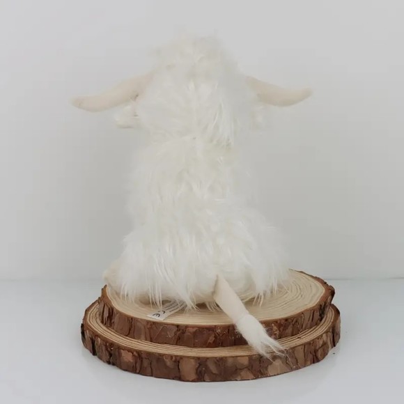 NIB White Highland Cow Plush11'', Cute Cattle Soft Stuffed Animal Hairy … - Picture 4 of 6